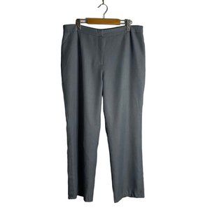 Le Suit Women's Heather Blue Straight Leg Ankle Pants